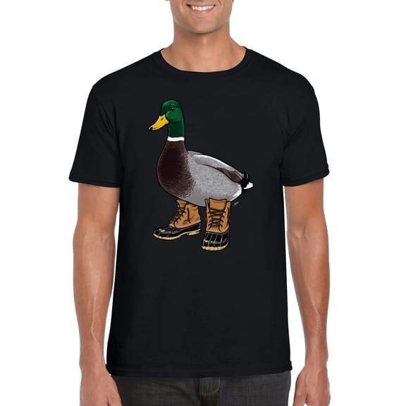 Duck Boots Classic New England All-Weather Footwear Style Graphic T-Shirt, for men & women, up to size 5XL