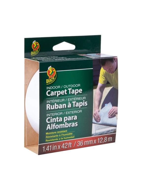 1.41 in. x 42 ft. Indoor/Outdoor Carpet Tape, White