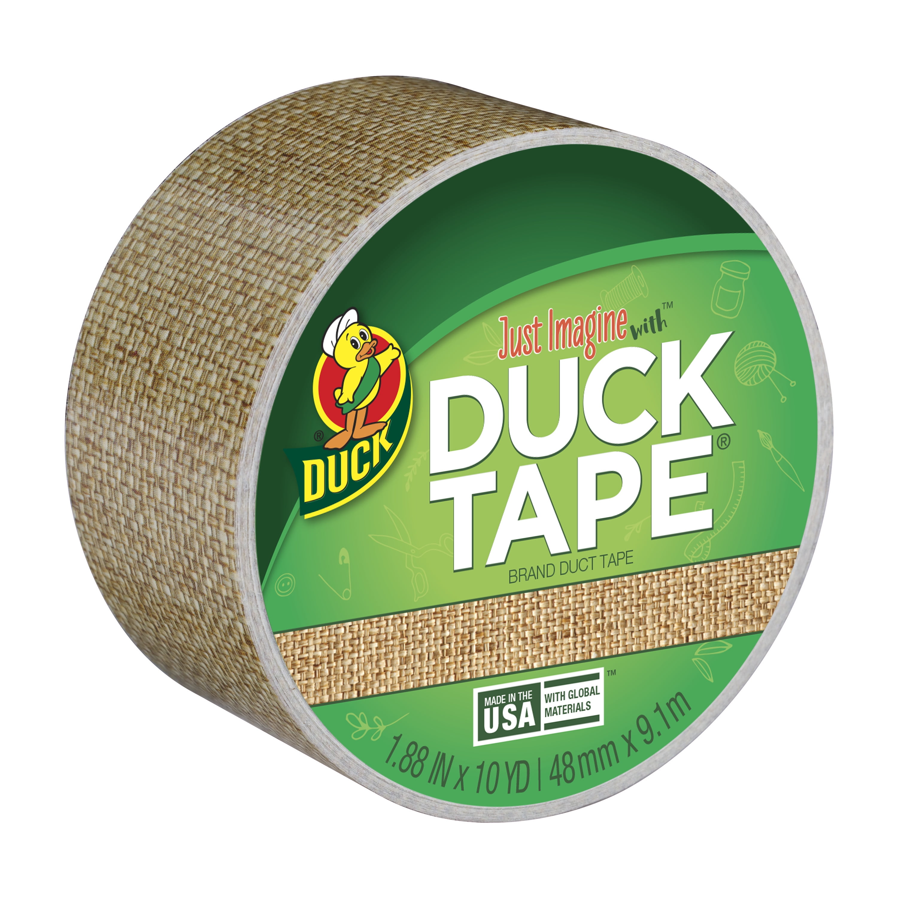 Duck 283264 1.88 In. W X 2 Yd L Beige Solid Duct Tape