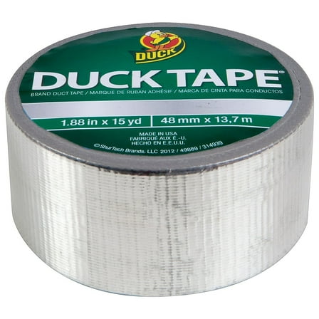 Duck Brand 1.88 in. x 10 yd. Chrome Colored Duct Tape