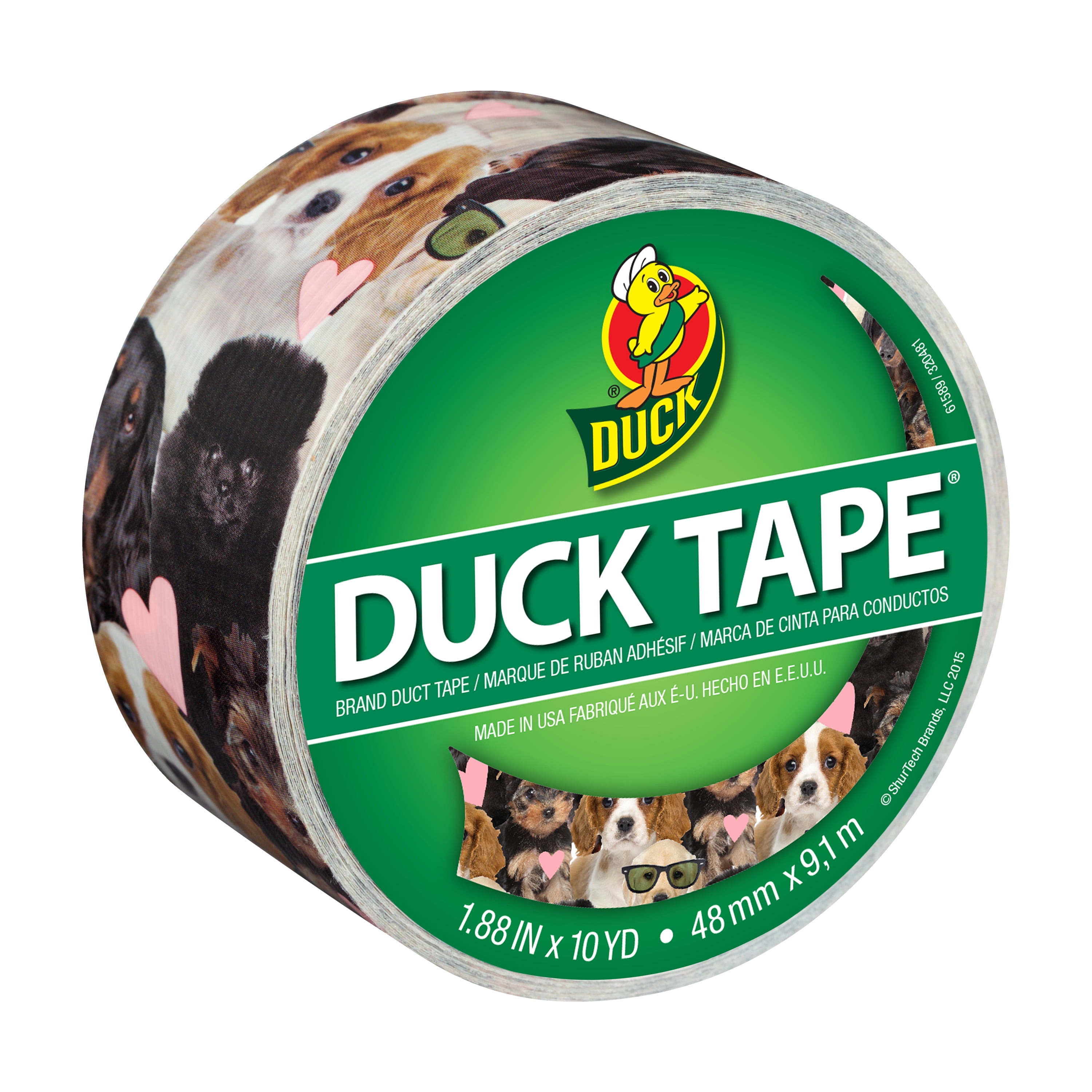 Duck Brand 1.88 in x 10 yd Puppy Potpourri Printed Duct Tape