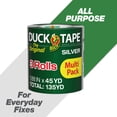 thumbnail image 1 of The Original Duck Tape Brand Duct Tape, 1.88 in. x 45 yd., 3 Rolls, Silver, 1 of 12