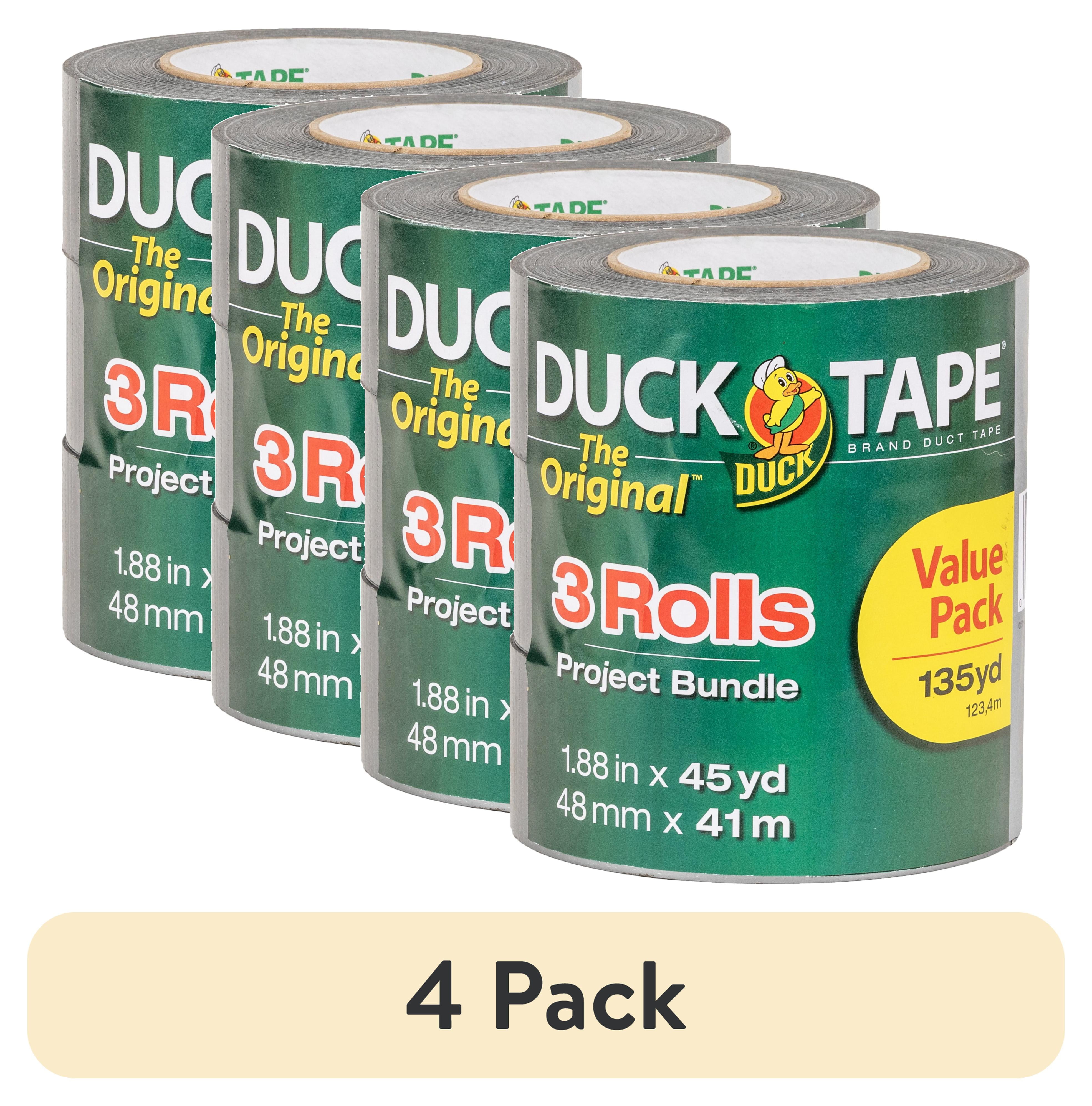 (4 pack) Duck Brand 1.88 in. x 45 yd. Silver Original Duct Tape, 3