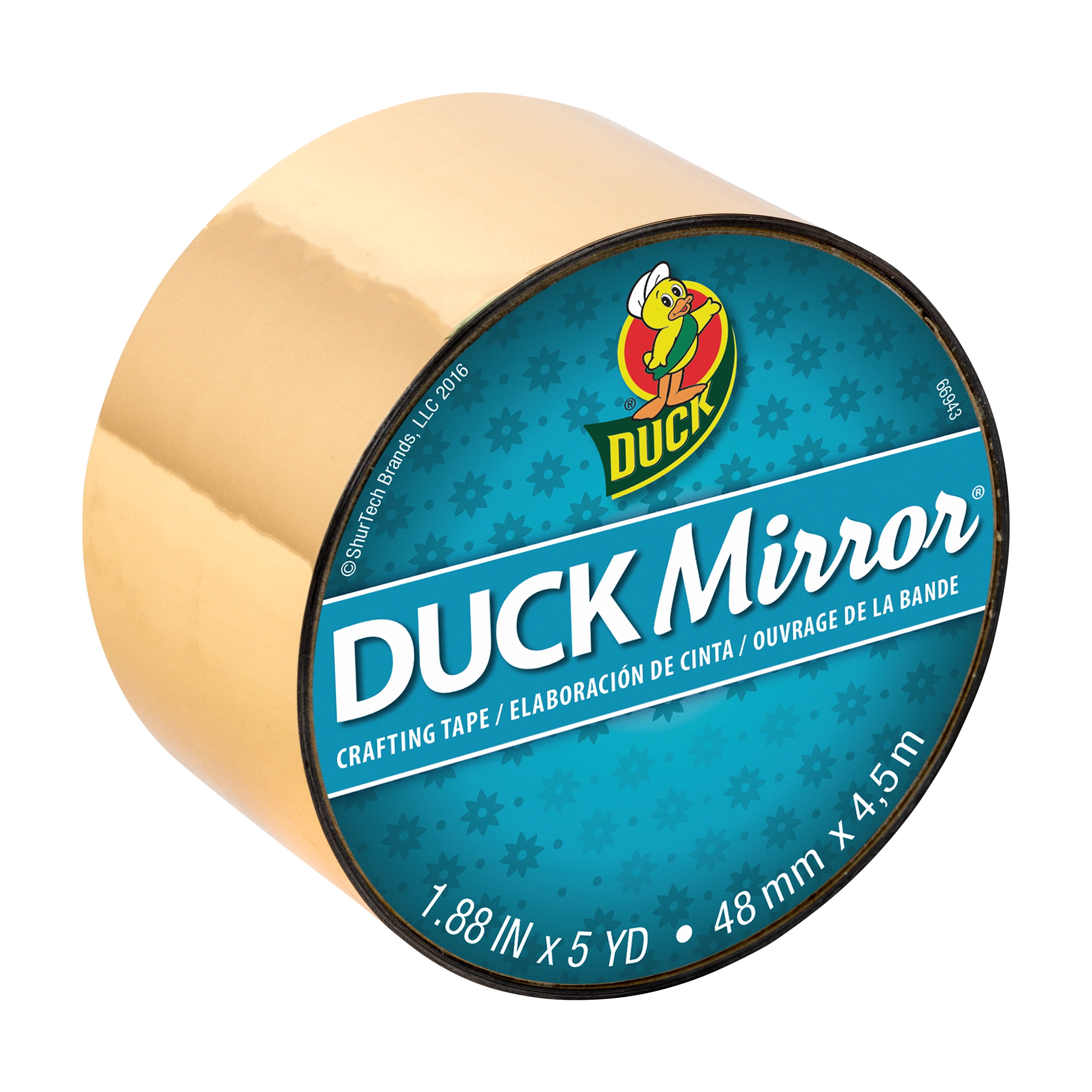 Duck Brand 1.88 in. x 5 yd. Gold Mirror Acrylic Crafting Tape