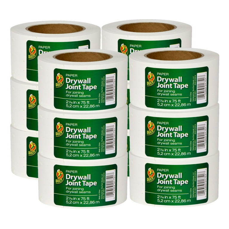 Duck Brand 2.06 in x 75 ft Paper Drywall White Joint Tape Duck Brand 2.06 in x 75 ft Paper Drywall White Joint Tape