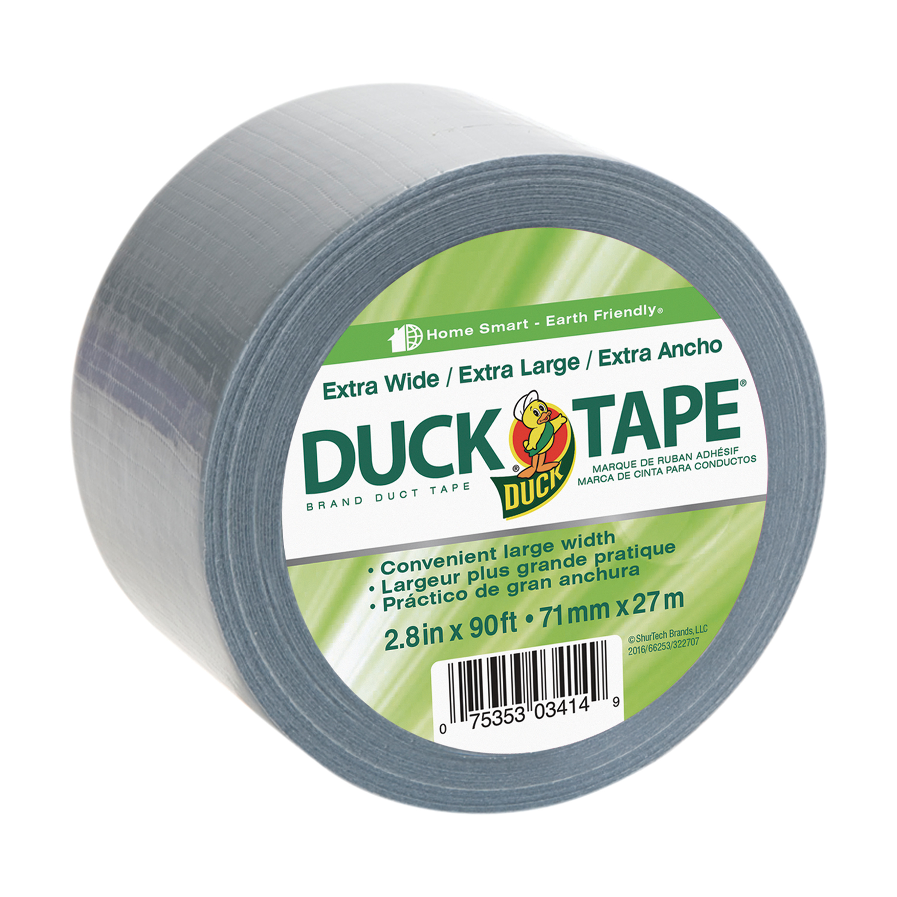 Duck Brand 2.83 in. x 30 yd. Silver Weatherization Duct Tape - image 1 of 6