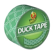 Duck Brand 282565 Printed Duct Tape, Emerald Tile, 1.88 Inches x 10 Yards, Single Roll