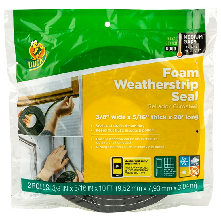 Duck Brand Foam Weatherstrip Seal