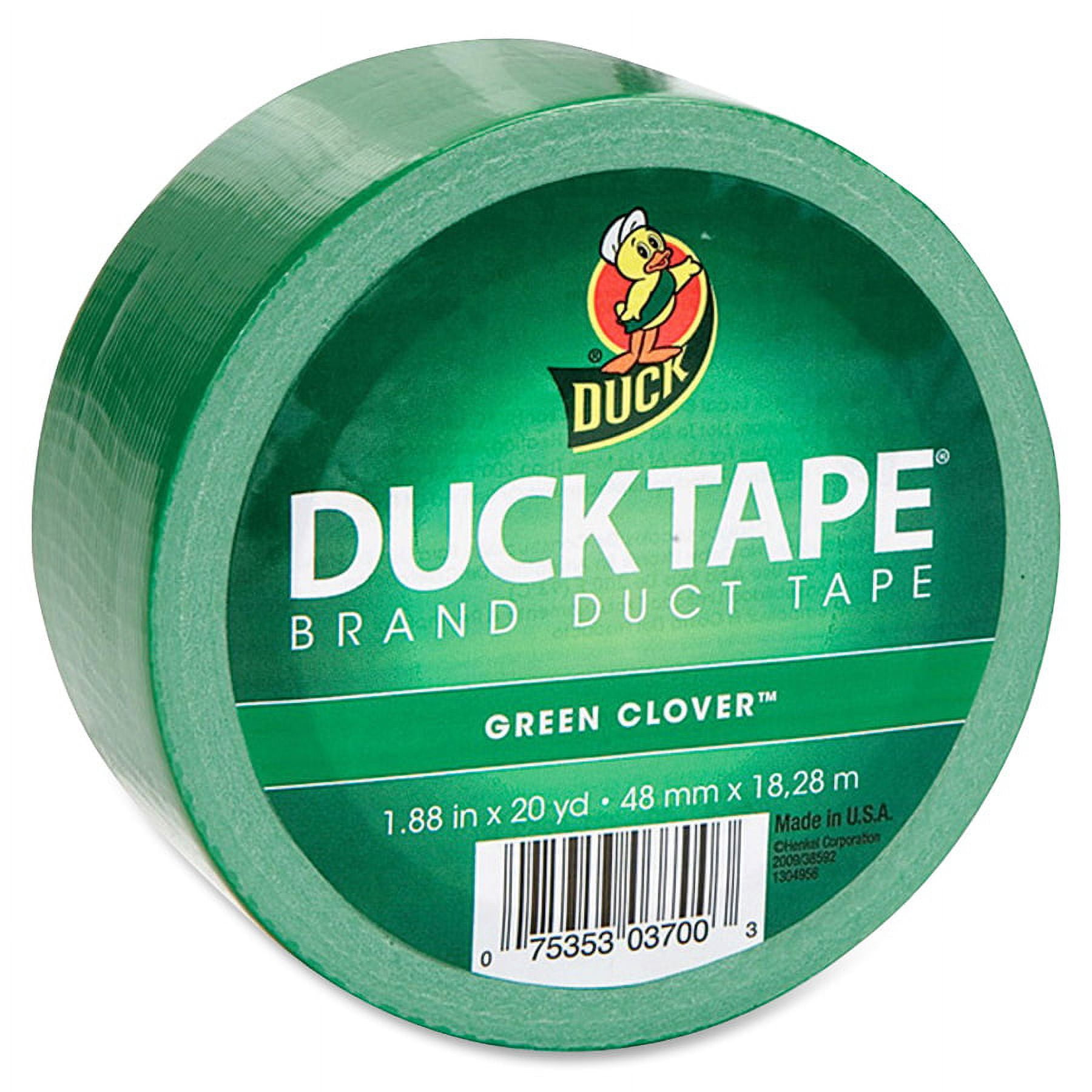 Duck Brand Brand Color Duct Tape - 20 yd Length x 1.88" Width - 1 / Roll - Green | Bundle of 2 Rolls