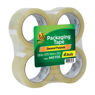 Duck HD Clear Packing Tape, 1.88 in. x 109 yd., Clear, 1 Count