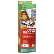 Duck Brand Dark Gray Foam Double Draft Door Seal, 2 Pack