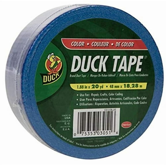Duck Brand Duct Tape, 1.88" X 20 Yard, Blue