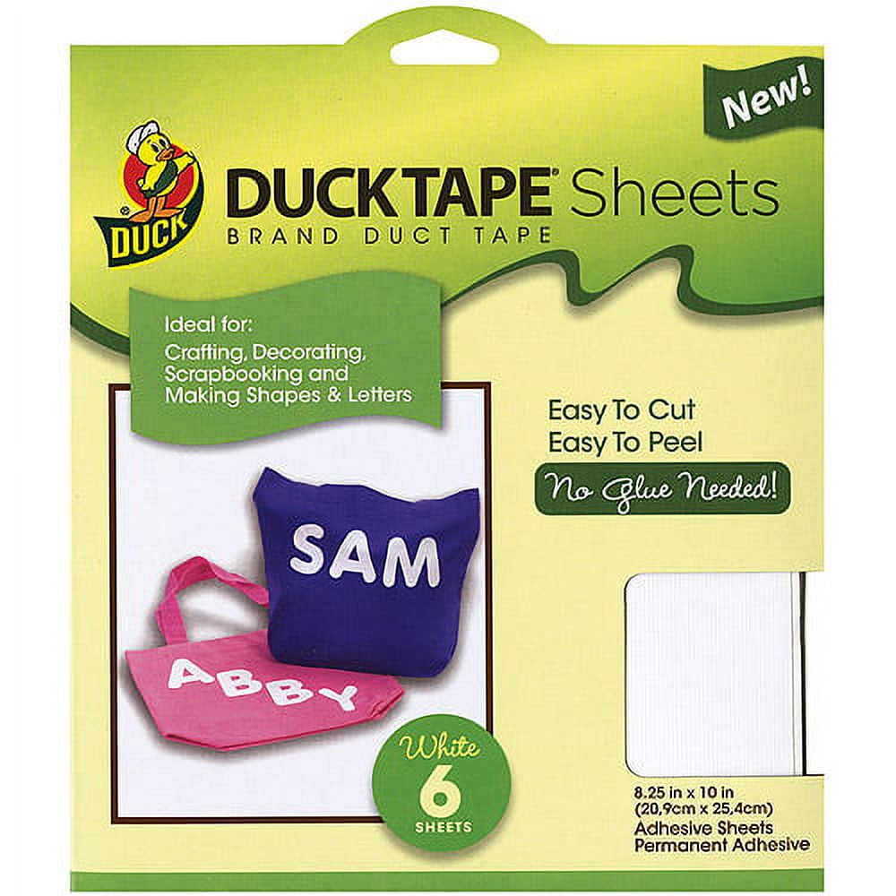 Duck Brand Duct Tape Sheets, 6 Count 