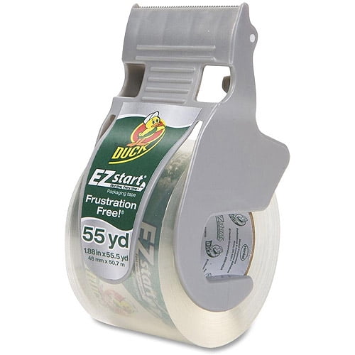 Duck Brand EZ Start Packaging Tape with Dispenser