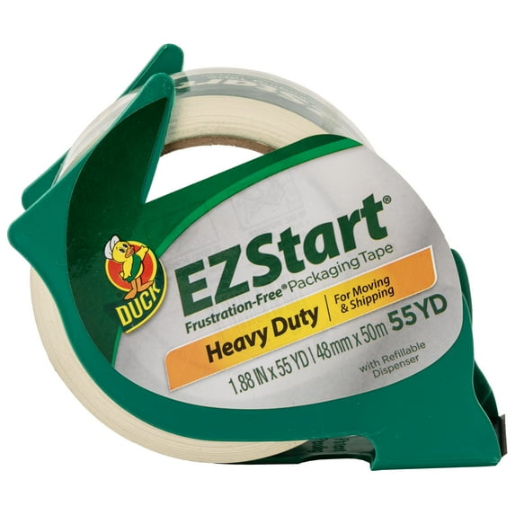 Duck Brand EZ Start Packing Tape, 1.88 in x 60 yd, Clear