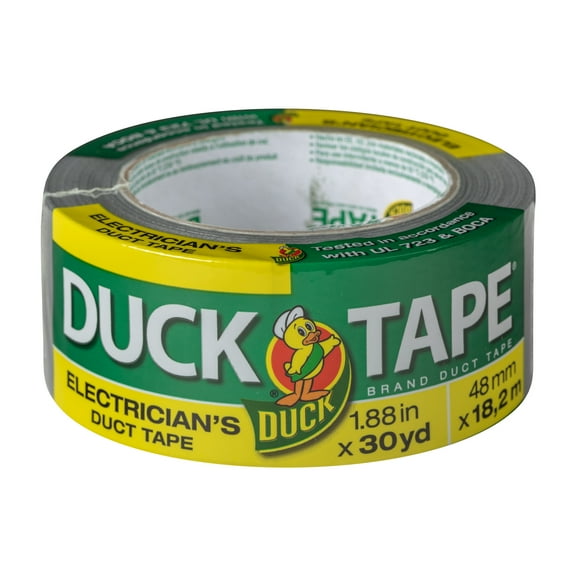 Duck Brand Electrician's Duct Tape, 1.88 in. x 30 yd., Silver