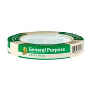 Duck Brand General Purpose Masking Tape, 0.7 in. x 55 yd., Beige, 1 Roll