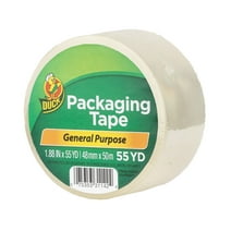 Duck Brand General Purpose Packaging Tape, 1.88 in. x 55 yd., Clear, 1 Roll