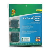 Duck Brand Green Plastic Air Conditioner Cover, Standard A/C Unit - 34 in. x 30 in. x 34 in.