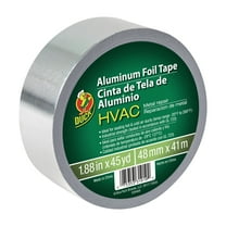 Duck Brand HVAC Metal Repair Aluminum Foil Tape, 1.88 in. x 45 yd., Silver