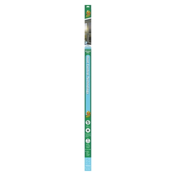 Duck® Brand Heat Control with Privacy UV Window Film - Clear, 1 pk., 36 in. x 78 in.