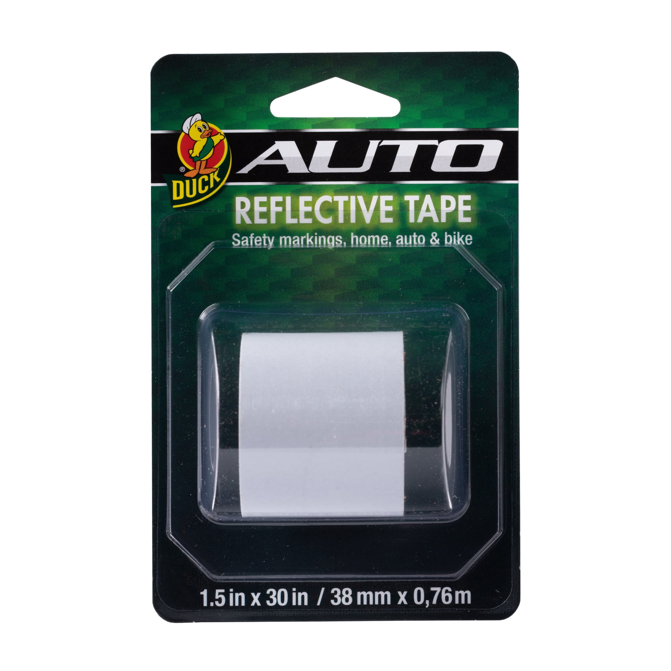 Duck® Brand Reflective Tape - White, 1.5 in. x 30 in.