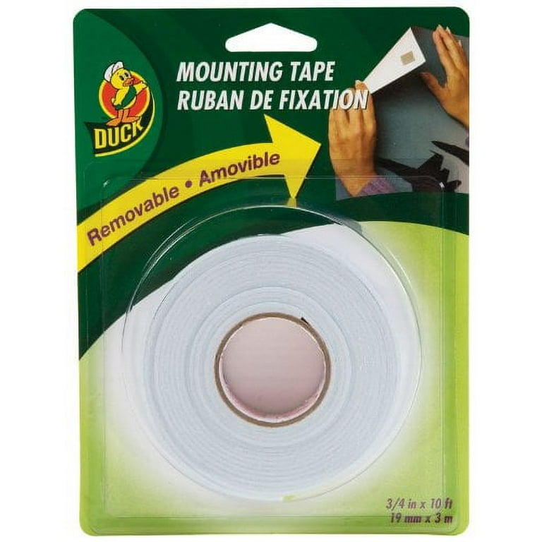Scotch® Foam Mounting Tape, 1/2 in. x 150 in., White, 1 Roll/Pack