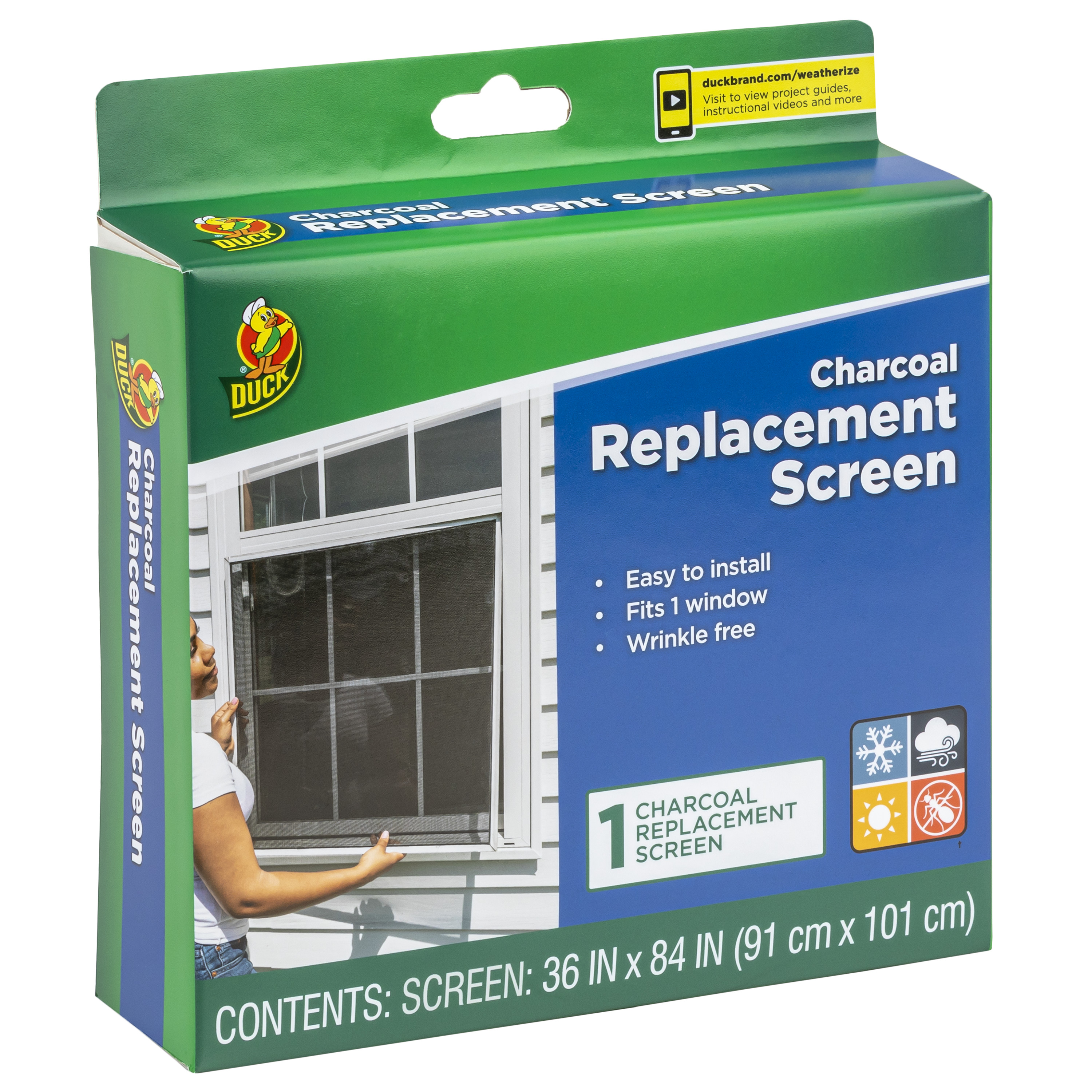 Duck Brand Indoor 10Window Shrink Film Insulator Kit, 62Inch x 420