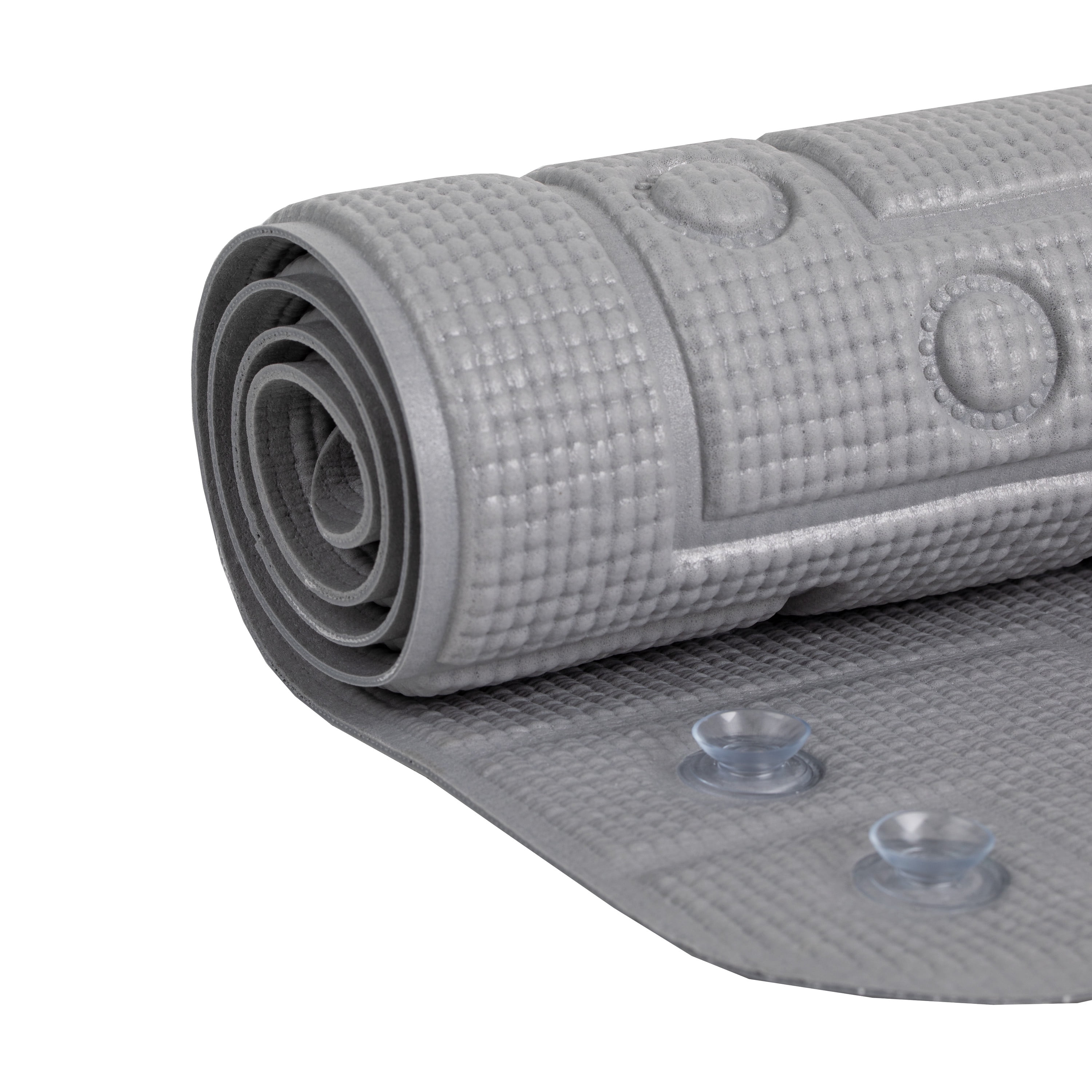 Duck Brand Safety Grip Tub Mat - Gray, 17 in. x 36 in.