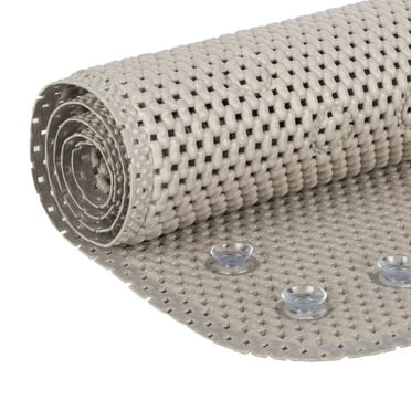 Duck Brand Softex Taupe Cushioned Foam Bathtub Mat, 17 in. x 36 in.