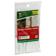 Duck Brand White Foam Door Corner Weatherstrip Seals, 1.75 in. x 2 in., 4 Pack