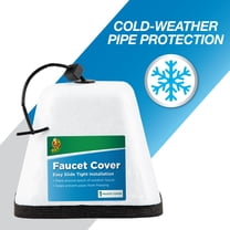 Duck Brand White Foam Faucet Cover - 5.25 in x 6.5 in x 5.25 in