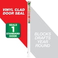 thumbnail interactive-video image 1 of Duck Brand, White Vinyl Clad Door Seal, Four 40.5 Inch And One 36 Inch Strips, Seals 1 Door, Easy Installation, 1 of 17