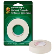 Duck Brand Write-On Duct Tapes, Crepe Paper, White, 0.15 lb