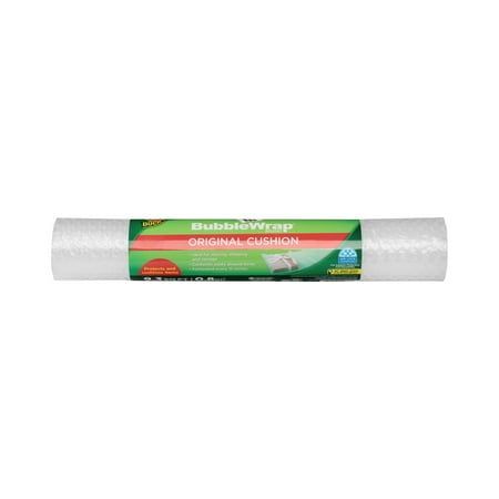 Duck Bubble Wrap Cushioning, 16 in x 7 ft, Clear