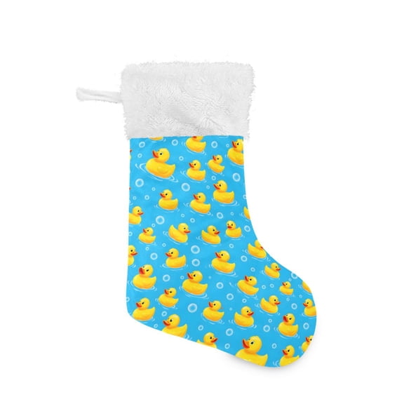 Duck Bubbles Christmas Stockings 17.71" Christmas Tree Decoration Fireplace Party Decoration