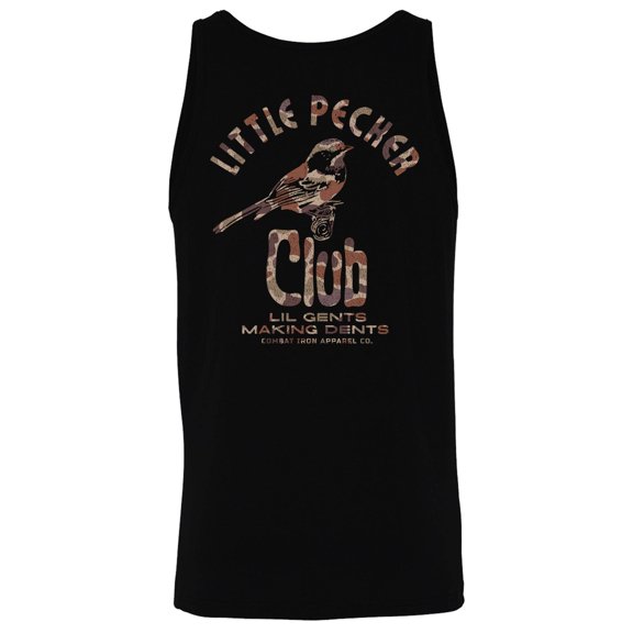 Duck Camo Little Pecker Men's Tank Black / 2Xl