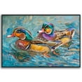 thumbnail image 1 of Duck Canvas Art Duck Wall Decor Bird Canvas Wall Art For Livingroom Bedroom Office, 1 of 7