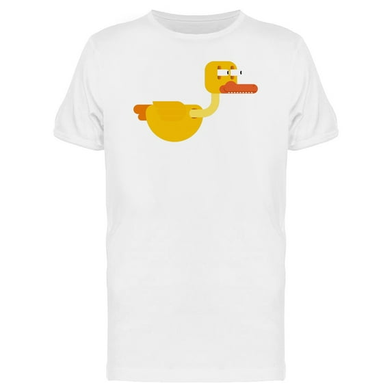 Duck Cartoon Doodle Tee Men's -Image by Shutterstock
