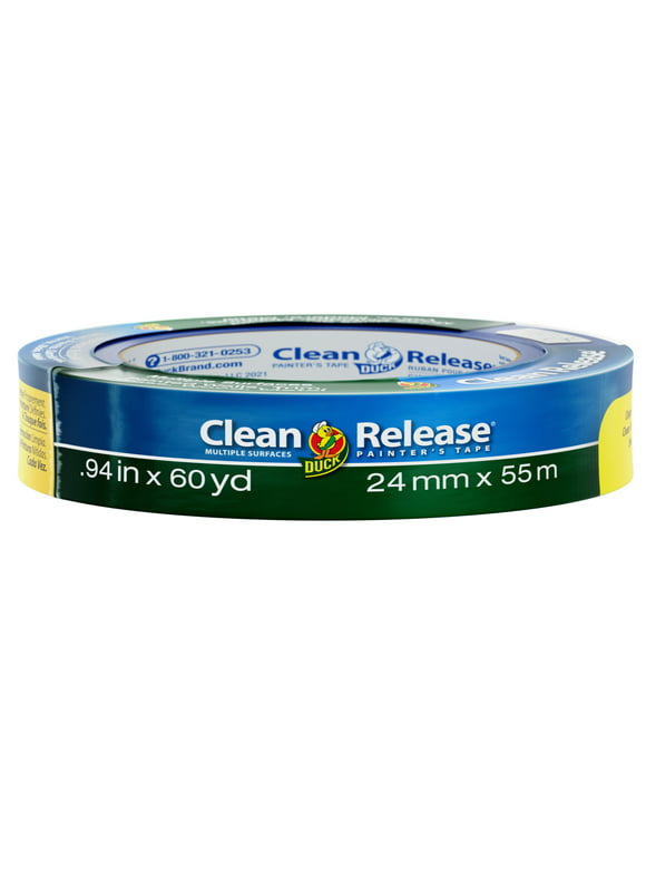 Duck Clean Release 0.94 in. x 60 yd. Blue Painter's Tape