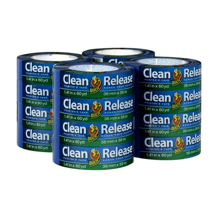 product image of Duck Clean Release 1.41 in. x 60 yd. Blue Painter's Tape, 16 Pack