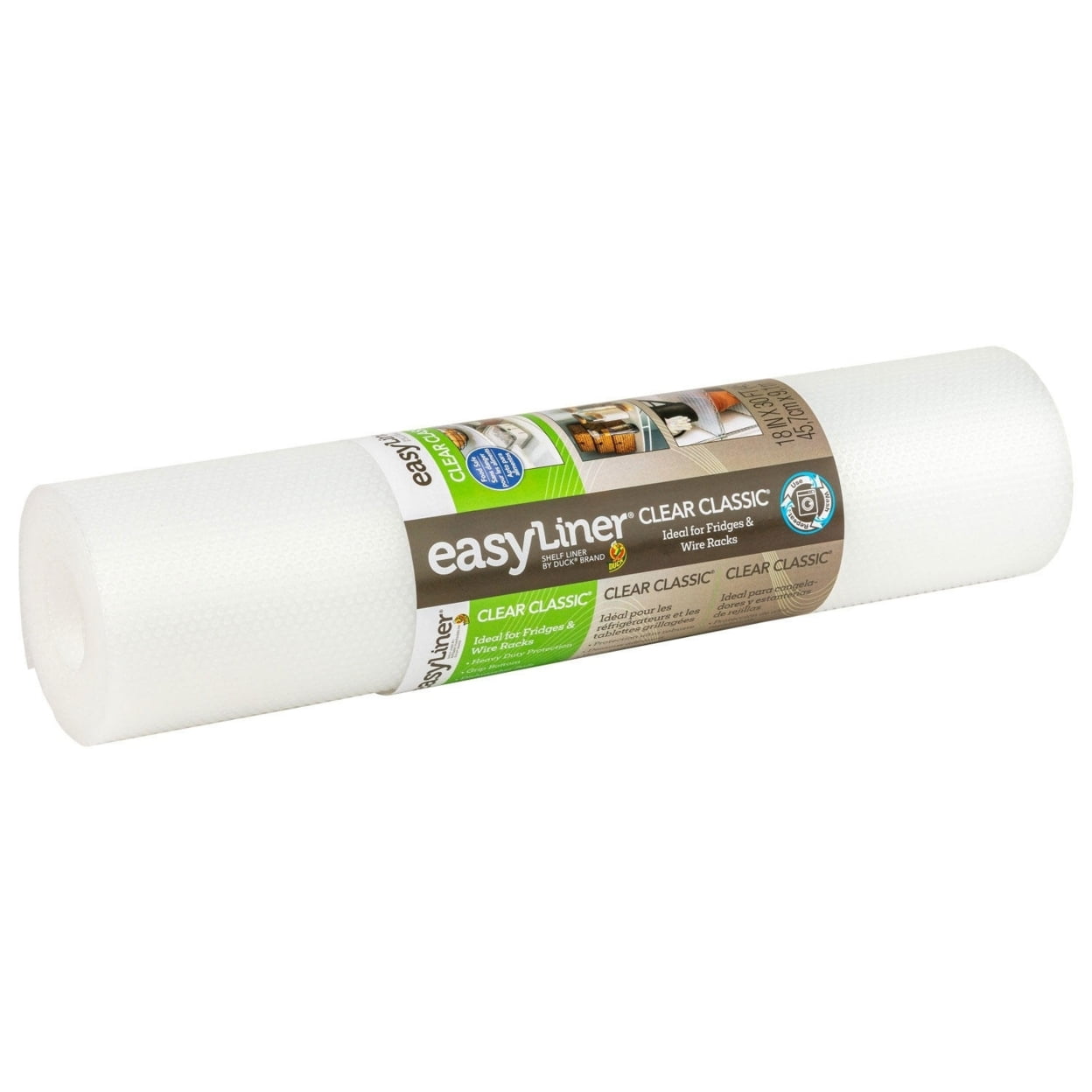 Duck EasyLiner Solid White Removable Adhesive Shelf Liner Laminate 20 X  30