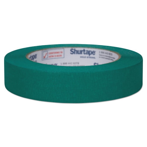 Duck Color Masking Tape, 3" Core, 0.94" x 60 yds, Green, Each