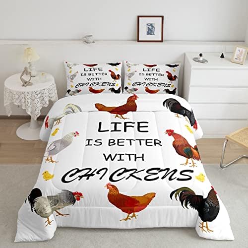 Duck Comforter Set Twin Size Duck Hunting Bedding Set for Boys Girls