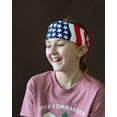 thumbnail image 1 of Duck Commander Willie Robertson Series American Flag Head Bandana Patriotic Red, White & Blue, 1 of 3