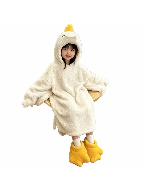 Duck Costume Duck Onesie Costume, Goose Blanket Hoodie Onesie Kids