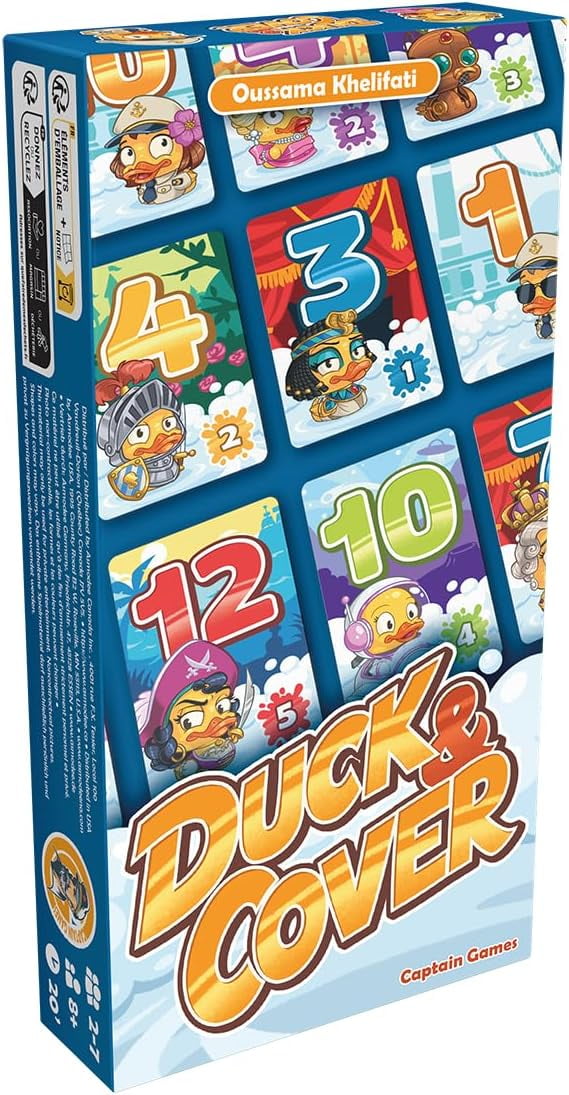 Duck and Cover Family Card Game for Ages 8+, from Asmodee
