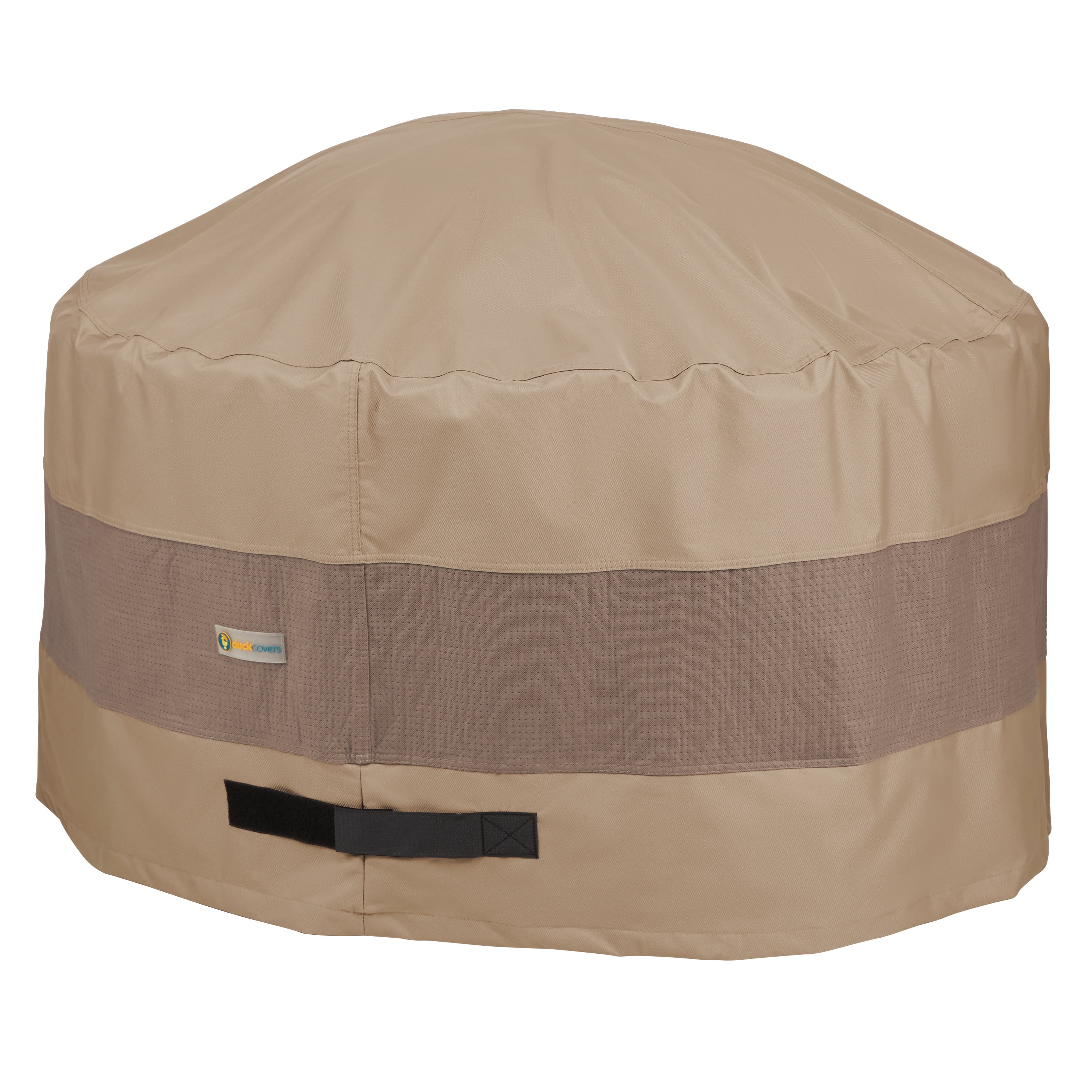Duck Covers Elegant Waterproof 34 Inch Round Fire Pit Cover Duck Covers Elegant Waterproof 34 Inch Round Fire Pit Cover