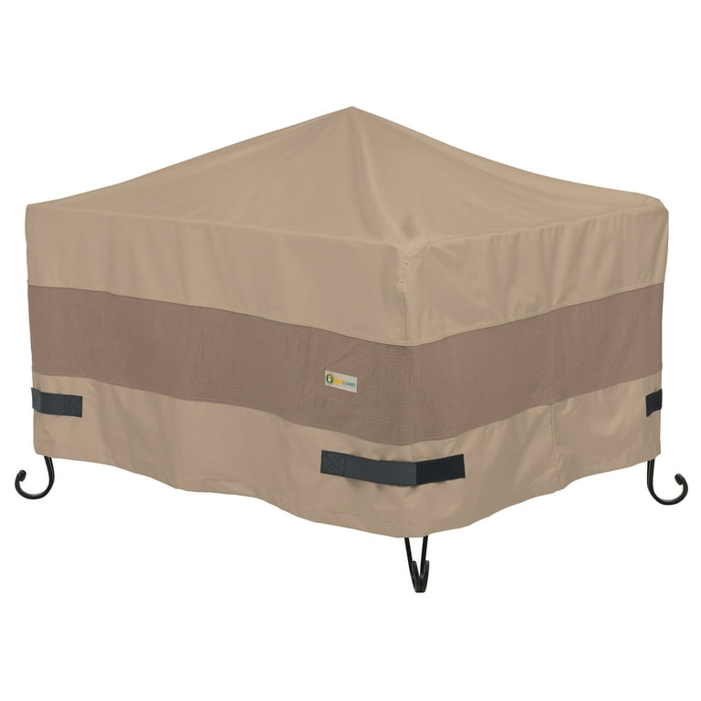 Duck Covers Elegant Waterproof 40 Inch Square Fire Pit Cover Duck Covers Elegant Waterproof 40 Inch Square Fire Pit Cover
