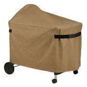 Duck Covers Essential Water-Resistant 40 Inch BBQ Grill Cover for Weber Performer, Latte